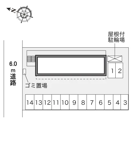 前橋市荒牧町 月極駐車場